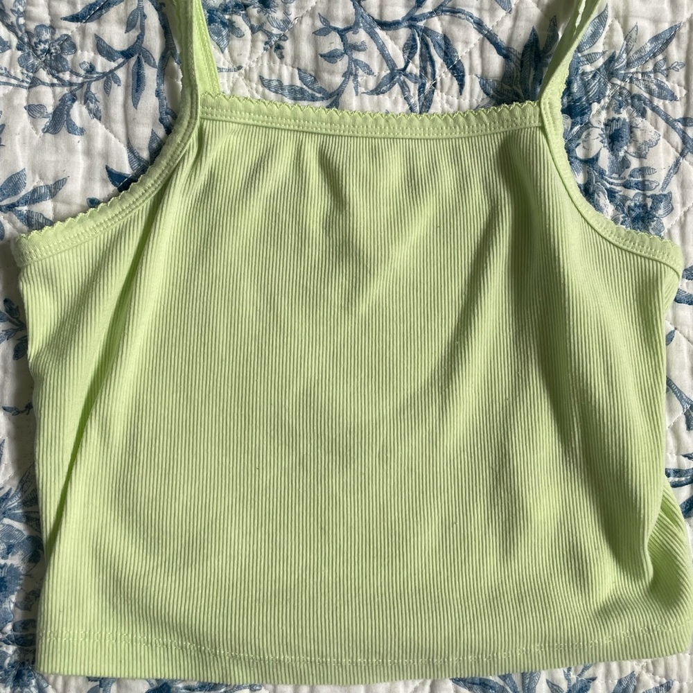lime green tank from target